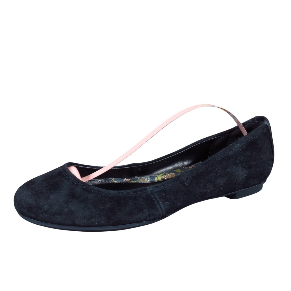 Sonoma Swanky Women Ballet Flat Size 7 Casual Everyday Classic Black Suede